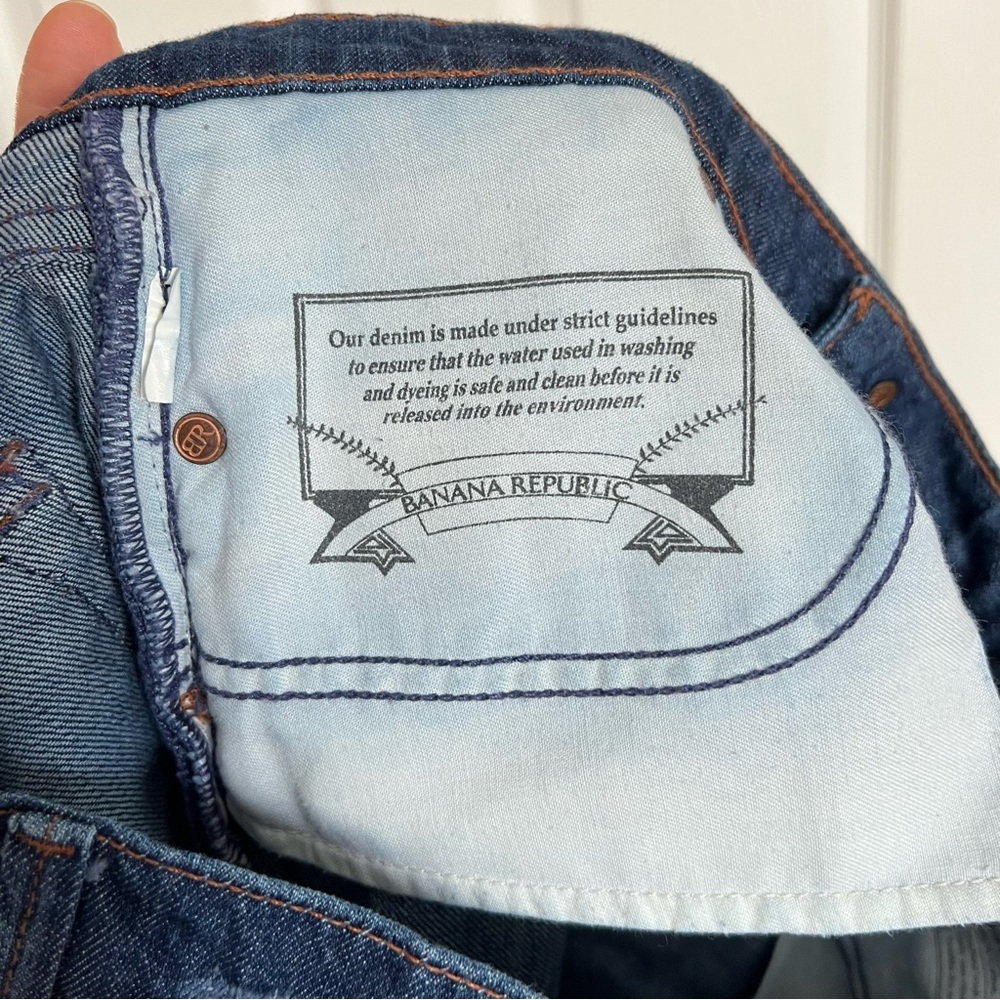 Banana Republic | Deconstructed Denim Jean Skirt - Picture 4 of 6
